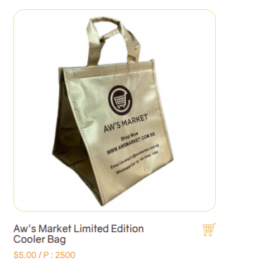 Product which is Aw's Market Reward Item